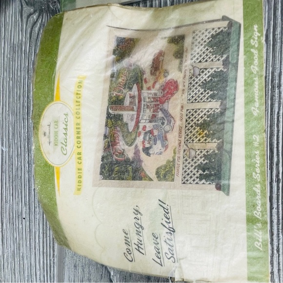 Vintage hallmark kiddie car movie , sign , trash can , news paper, mechanic ect - Picture 10 of 16